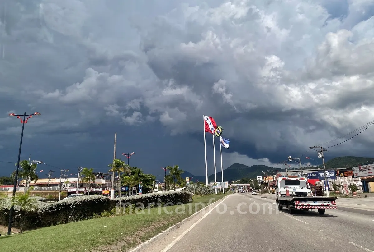Maricá continua com previsão de chuva até quinta-feira (31/10)